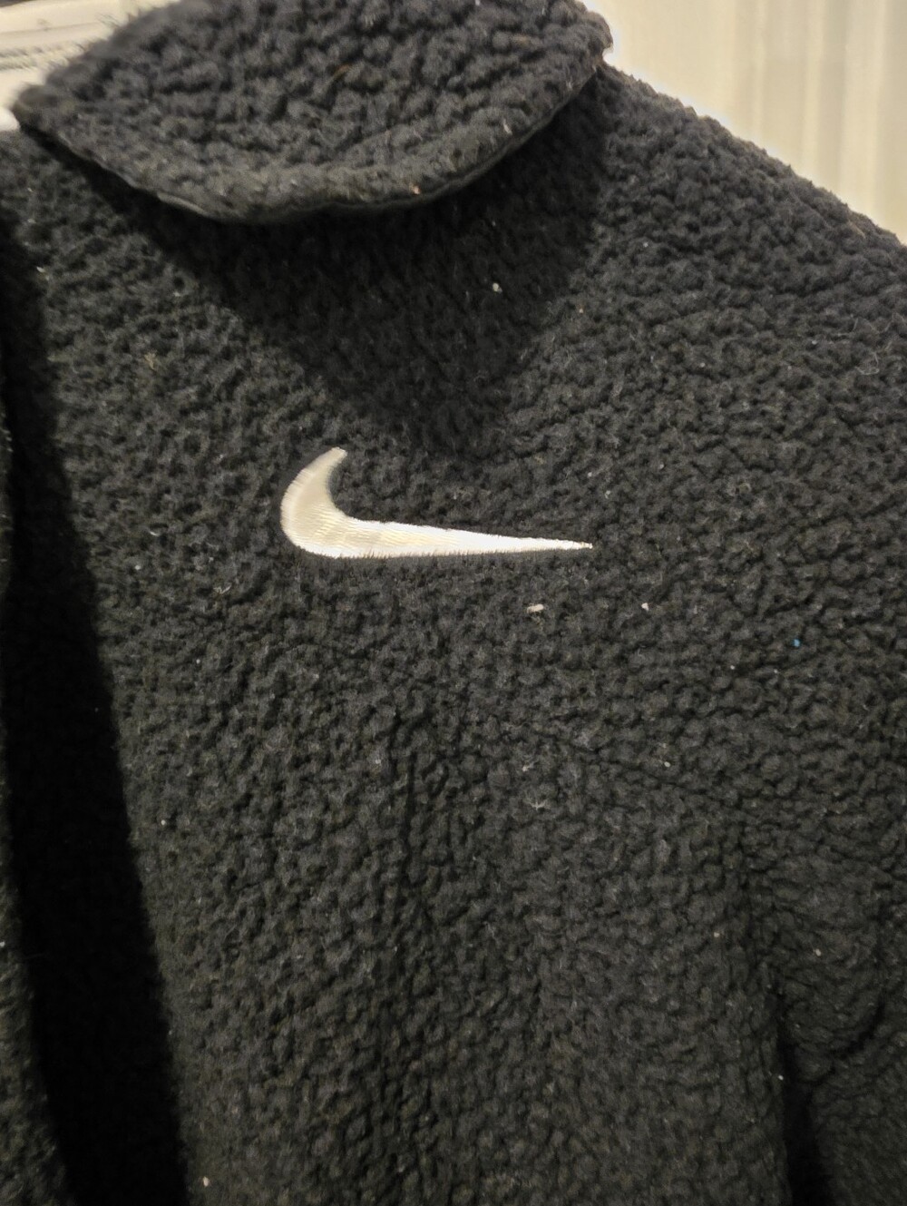 Nike Black Fleece Button Up Jacket - Picture 2 of 6